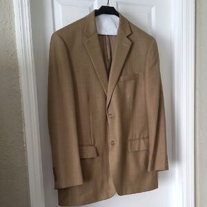 Joseph & Feiss Camel Color Wool Sport Coat 44R